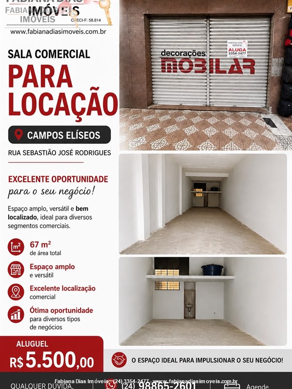Loja para Alugar no Centro em Resende